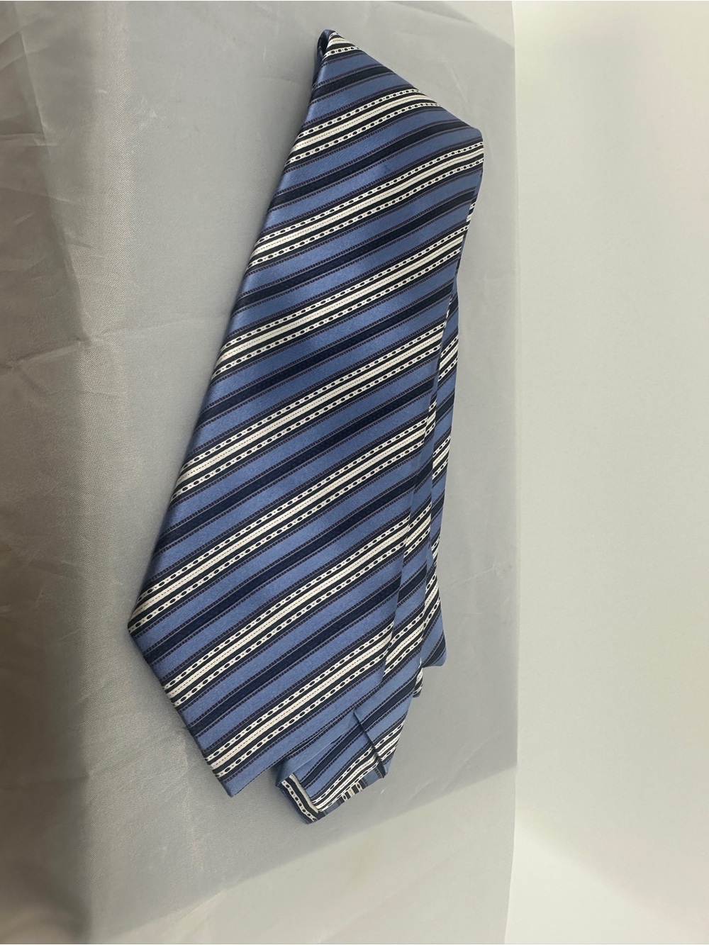 Stefano Ricci blue striped tie